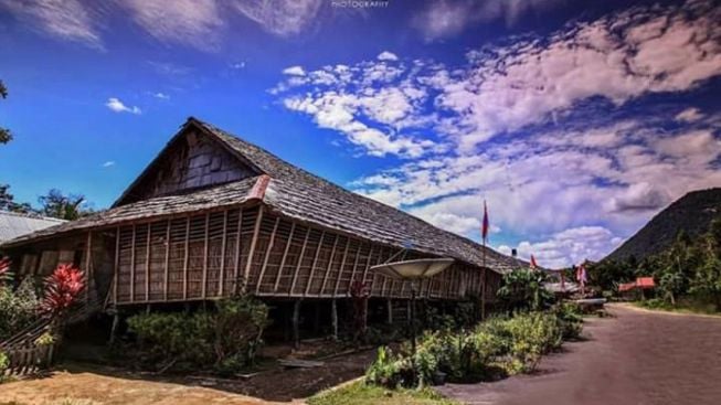 Rumah adat suku Dayak