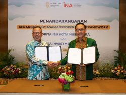 Dorong dan Kawal Investasi, Otorita IKN dan INA Jalin Kerjasama