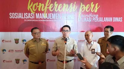 Wali Kota Samarinda Launching Simperjadin Aplikasi Perjalanan Dinas