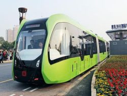 Kereta Tanpa Rel dari China Tampil di IKN Agustus 2024