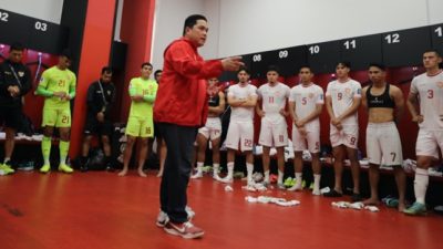 Erick Thohir: Pemain dan Pelatih Timnas Jangan Puas Dulu