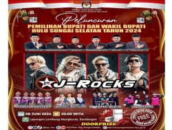Band J-Rocks Bakal Tampil di Peluncuran Pilkada Kabupaten HSS