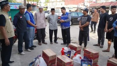 Bupati Kutim Beri Bantuan Korban Kebakaran di Sangatta Utara