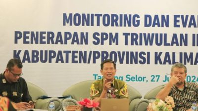 Pemprov Kaltara Apresiasi Tingkat Keterisian SPM Kota Tarakan