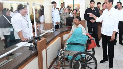 Gubernur Kalteng Dampingi Jokowi Tinjau RSUD Kasongan