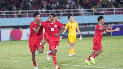 Laga Perdana Timnas U-16 Indonesia Menang Telak atas Singapura