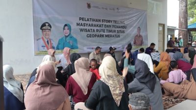 Dispar Kalsel Latih Story Telling Pemandu Wisata Geopark Meratus