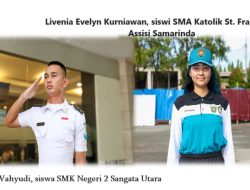 Sunnu dan Livenia Jadi Paskibraka Asal Kaltim Bertugas di IKN