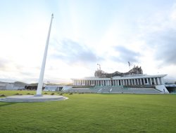 Raja Juli Optimis Lapangan Upacara HUT RI di IKN Siap Digunakan