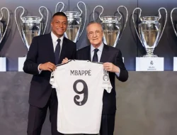 Kontrak 5 Tahun, Mbappe Nomor Punggung 9 di Real Madrid