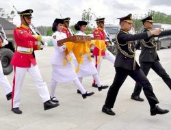 Duplikat Bendera Merah Putih dan Teks Proklamasi Tiba di IKN