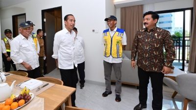Jokowi Kunjungi Tower Hunian ASN di Kawasan IKN