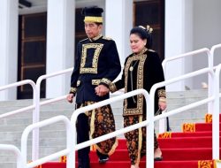 Presiden Jokowi Kenakan Pakaian Adat Khusus Khas Kutai