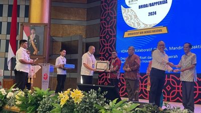 Pemprov Kaltim Raih Penghargaan dari BRIN