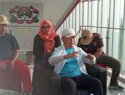 Sugiarto Sabran Tinjau Pembangunan Bundaran Besar RTH Palangkaraya