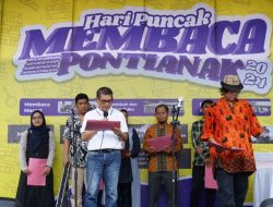 Gol A Gong Kampanyekan Gemar Membaca di Pontianak