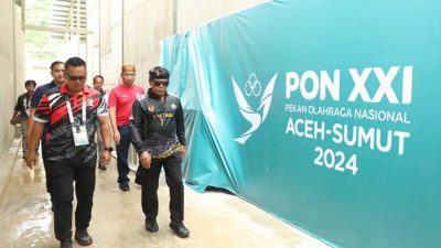 Gubernur Zainal Kunjungi Para Atlet Kaltara di PON Aceh