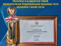 Kalimantan Timur Raih Penghargaan Wahana Tata Nugraha 2024