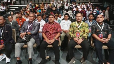 Pjs. Gubernur Togap Simangunsong Pantau Debat Publik Pilkada Kaltara 2024