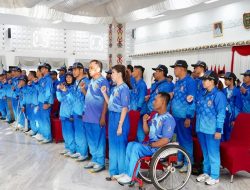 Gubernur Lepas Kontingen Atlet Paralimpik Kalteng ke Solo