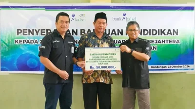 UPZ Bank Kalsel Berikan Bantuan Pendidikan di YPI Al Futuwwah