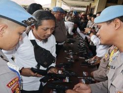 Polres Banjar Gelar Pemeriksaan Senpi, Cegah Penyalahgunaan