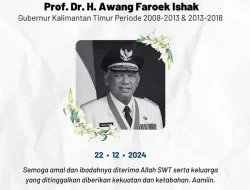 Mantan Gubernur Kaltim Awang Faroek Meninggal Dunia