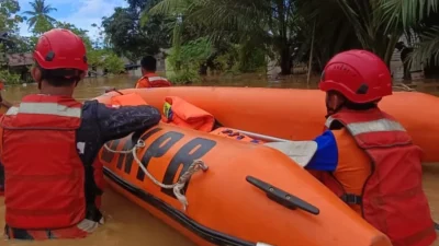 Banjir Terjang Kelurahan Sepaku, 28 Rumah Terdampak
