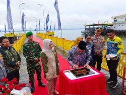 Bupati Kotabaru Resmikan Dermaga Terintegrasi di Pulau Laut Sigam