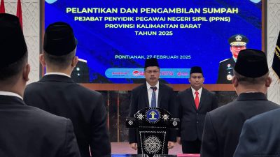 9 PPNS Baru Dilantik untuk Perkuat Penegakan Hukum