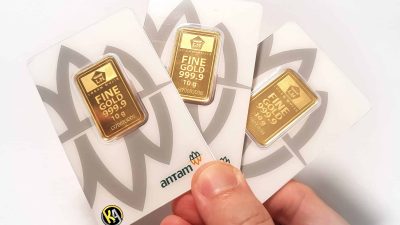 Harga Emas Antam Hari Ini Stabil di Rp1,690 Juta per Gram