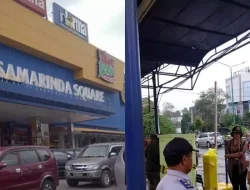 Parkir Mal Samarinda Square Disegel karena Belum Berizin