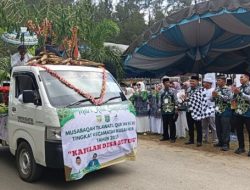 Meriahkan MTQN ke-XXII, Warga Kusan Hilir Gelar Pawai Budaya dan Siapkan Qori-Qoriah Lokal