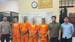 Empat Terduga Pelaku Perampasan Diamankan di Polda Kaltim