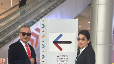 Wali Kota Singkawang, Tjhui Chui Mie (Kanan) saat berada di Korsel