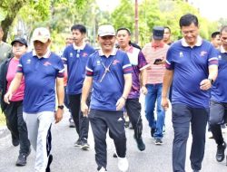 Gubernur Kalteng Hadiri Jalan dan Sepeda Santai Peringati Hari Bhayangkara ke-79