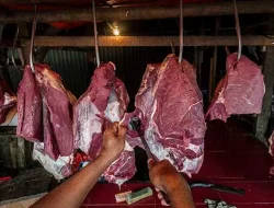 Antusias Warga Memuncak, Pasar Sungai Kakap Ramai Pembelian Daging Jelang Iduladha 1446 H