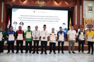 Pemprov Kalsel Salurkan Bantuan Keuangan Rp15,43 Miliar kepada Partai Politik