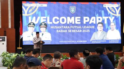 14 Tim Dari Berbagai Provinsi Disambut Hangat Dalam Acara Welcome Party Nusantara Futsal League