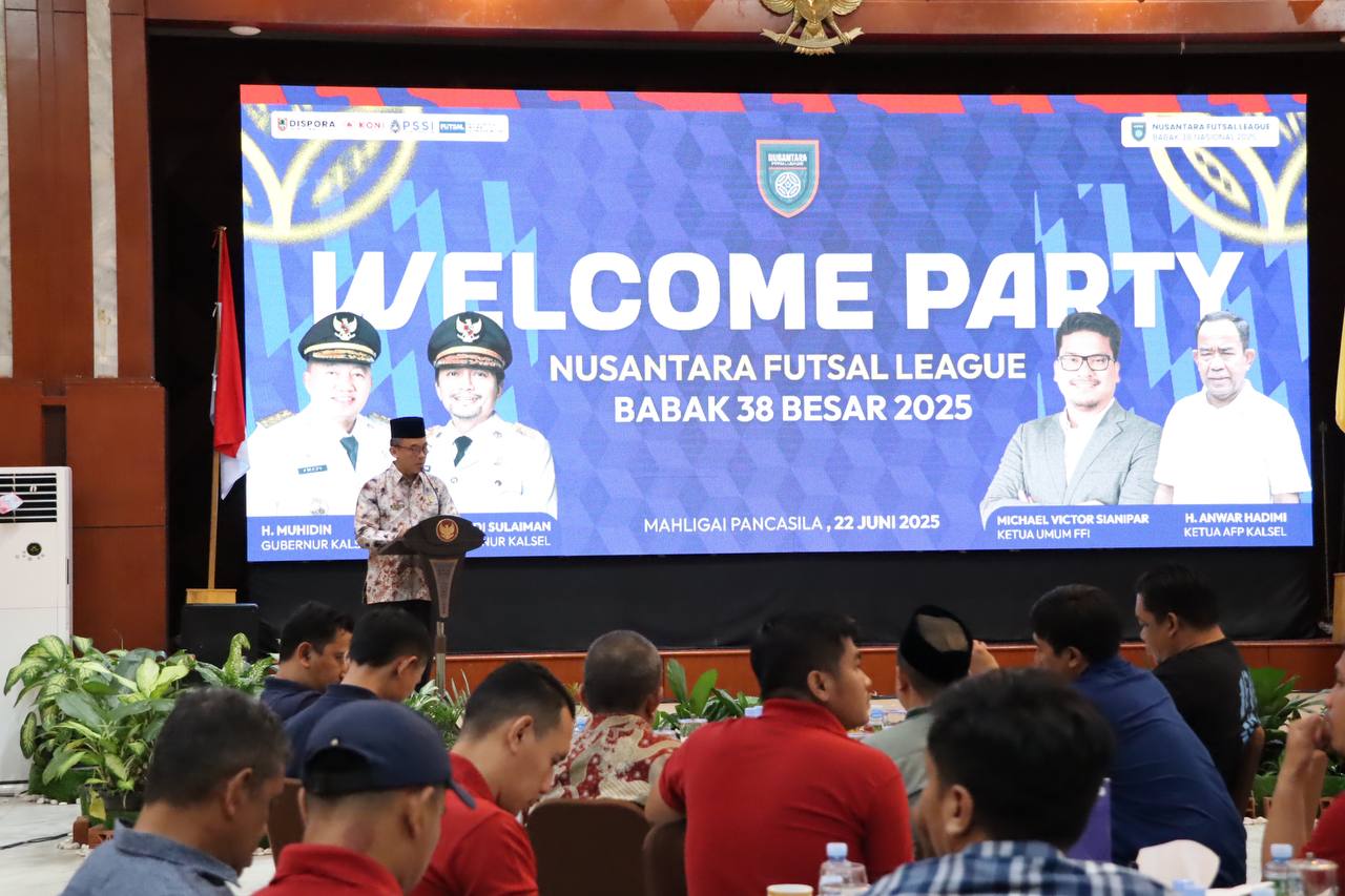 14 Tim Dari Berbagai Provinsi Disambut Hangat Dalam Acara Welcome Party Nusantara Futsal League