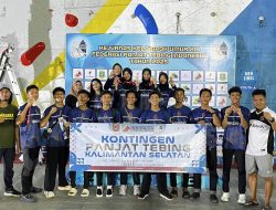 Tim Panjat Tebing KU Kalsel Tembus 5 Besar Nasional di Kejurnas 2025