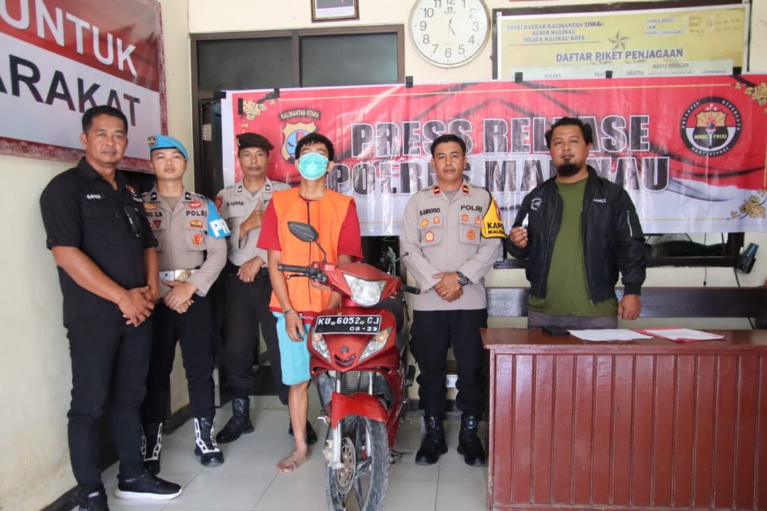 Polres Malinau Ringkus Spesialis Pencurian Kurang Dari 24 Jam
