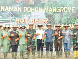 Bupati Nunukan Sambut Danrem 092/Maharajalila dalam Kegiatan Penanaman Mangrove Serentak