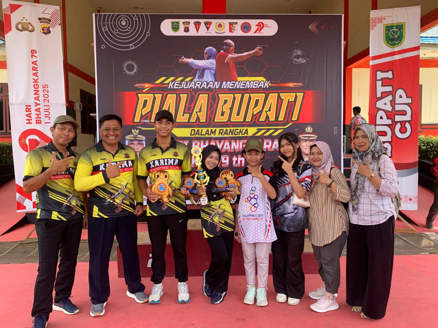 Atlet Menembak Nunukan Sabet Emas dan Perak di Piala Bupati Berau