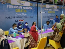 Pemeriksaan Kesehatan Gratis Meriahkan HUT ke-45 Dekranas di Balikpapan