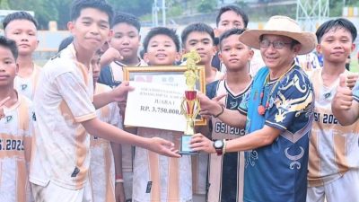 Penutupan Seleksi GSI SMP Tingkat Nunukan, UPTD Lumbis Raih Juara Utama