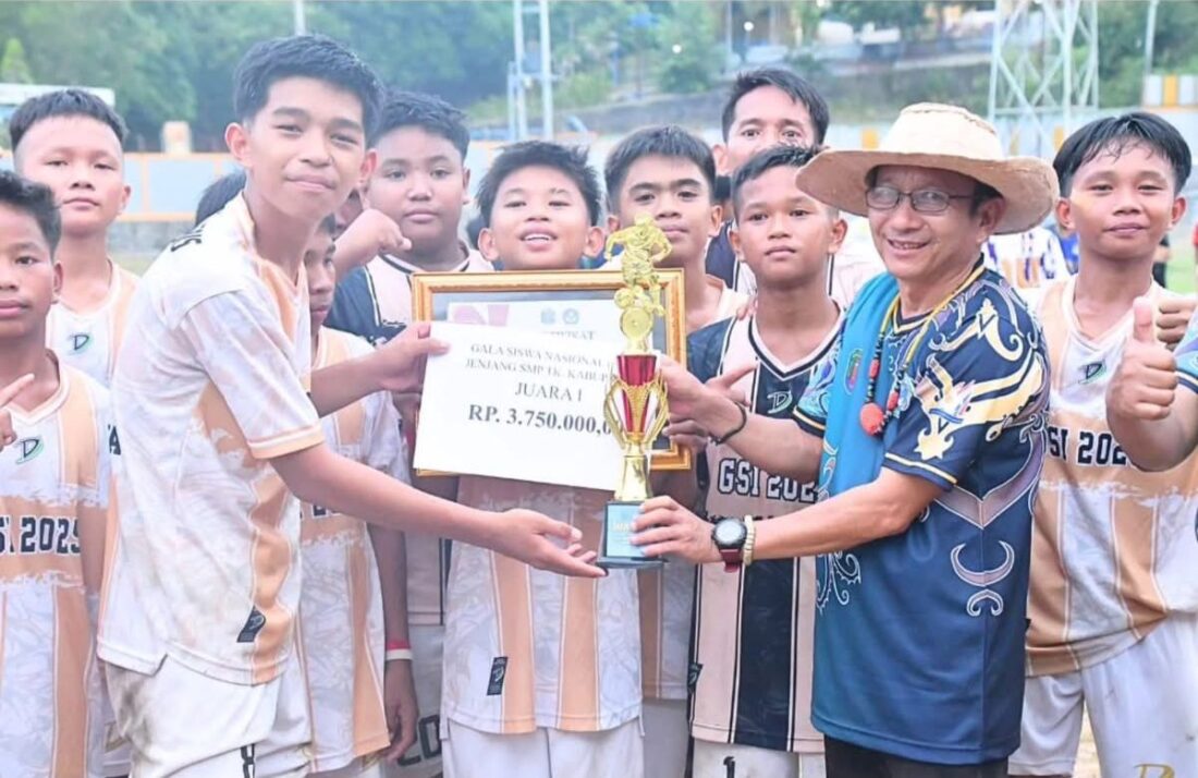 Penutupan Seleksi GSI SMP Tingkat Nunukan, UPTD Lumbis Raih Juara Utama