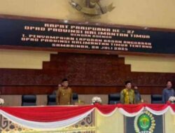 Kanwil Kemenkumham Kaltim Hadiri Rapat Paripurna DPRD, Kawal Nilai HAM dalam Kebijakan Anggaran