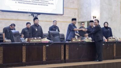 DPRD Kalsel Bahas Lima Raperda Strategis, Termasuk Perdagangan, Kesehatan, dan APBD 2026