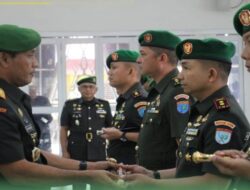 Tujuh Jabatan Strategis Korem 121/Abw Berganti